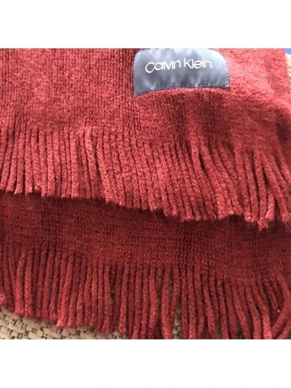 Calvin Klein knit scarf. OS